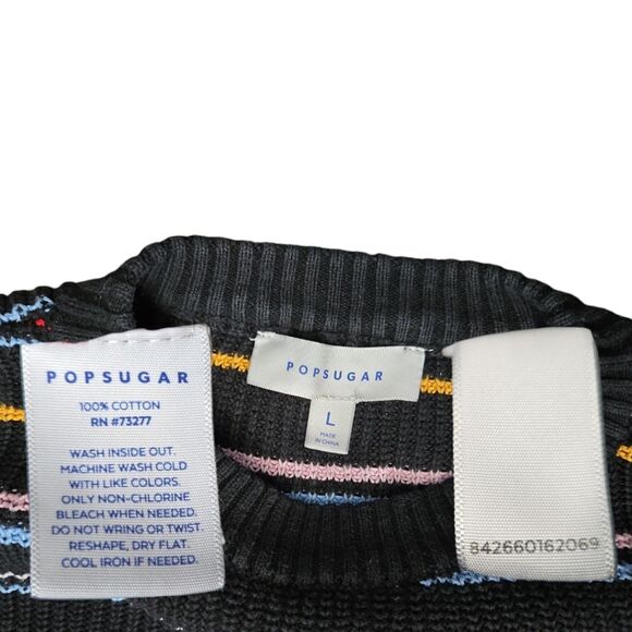 PopSugar Striped Sweater - L - Picture 6 of 9